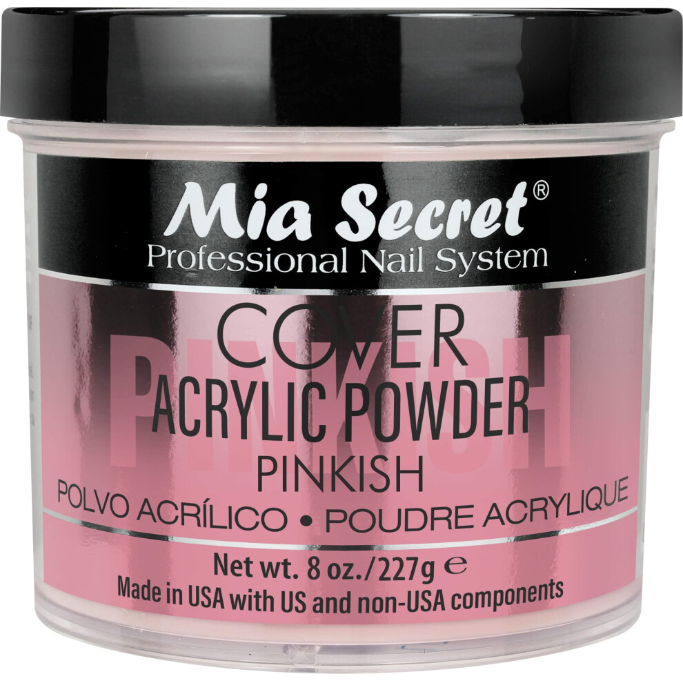 Mia Secret Cover Pinkish Acrylic Powder (8Oz)