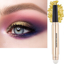 Metiplou Gold Eyeshadow Stick Cream Shimmer Glad oogschaduwpotlood Hypoallergeen Waterproof Langdurige oogschaduwpen Highlighter Stick Multi-dimensio