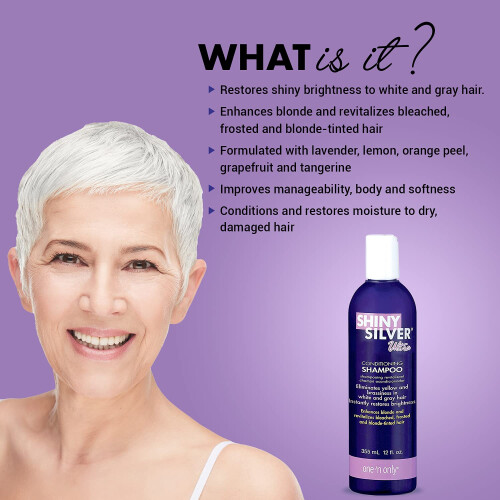 One 'n Only Shiny Silver Ultra Pflegeshampoo, 340 ml 1