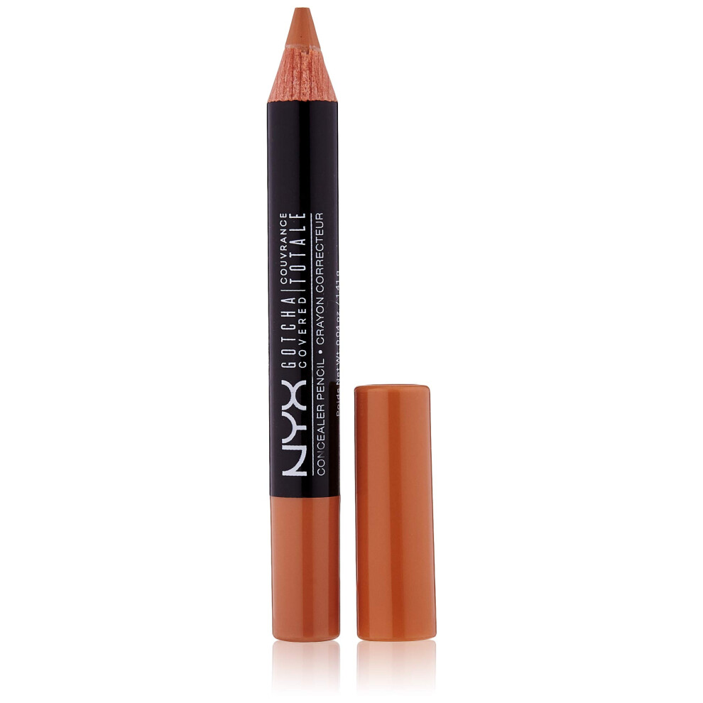 NYX Professional Makeup Gotcha Covered Concealer Pen  Sand  0.04 Ounce