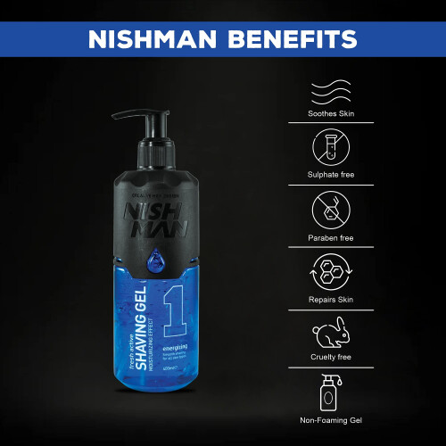 Nishman Scheergel-serie (01 SCHEERGEL ENERGIZING 400ml) 2