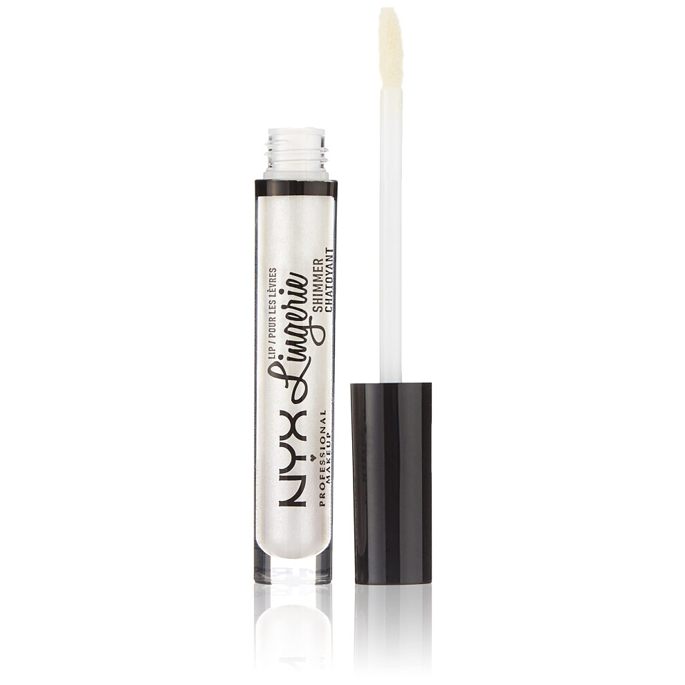 Nyx Professional Makeup Lip Lingerie Shimmer, Lip Gloss - Clear