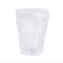 PABCK 100 Pack (taille extrieure 5,5x7,9 pouces) (taille intrieure 5x5,12 pouces) Clear Sacs debout refermables