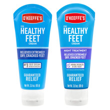 O'Keeffe's voor gezonde voeten Voetcr?e; 3,0 Ounce Tube en O'Keeffe's voor gezonde voeten Nachtbehandeling Voetcr?e; 3,0 ounce buis; Verlicht extreem