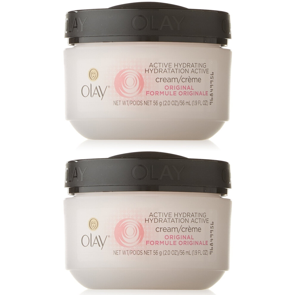Olay Active Hydrating Cream  2 Ounce (Pack of 2)
