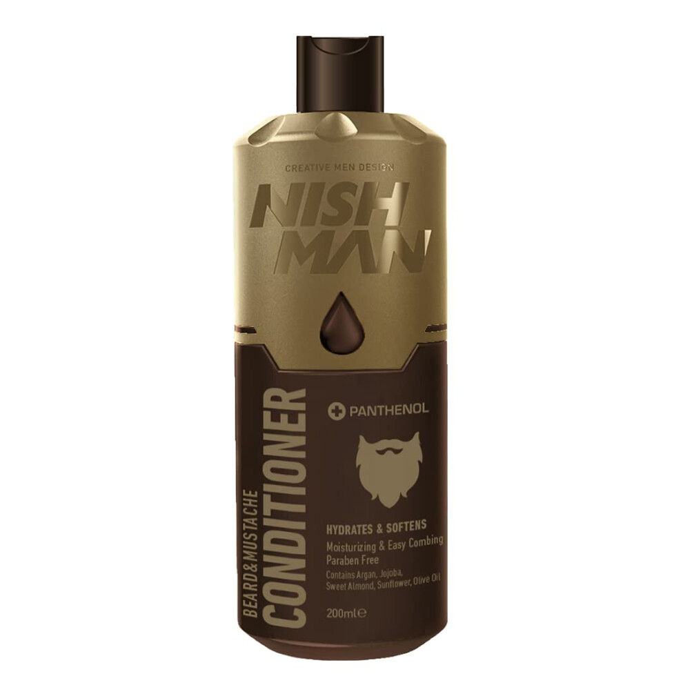 nishman Beard & Mustache Care Series (Beard and Mustache Conditioner 200ml)