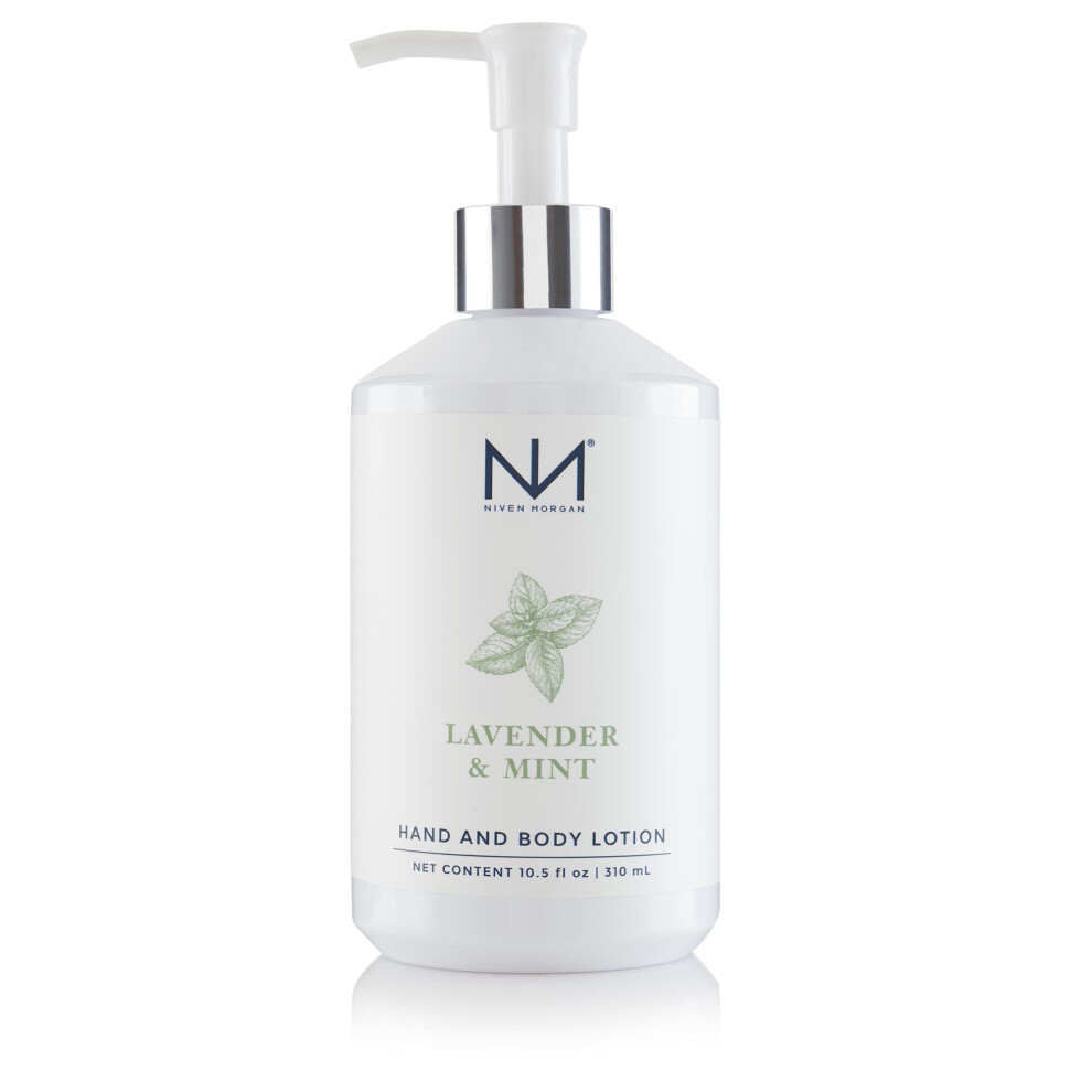 Niven Morgan Lavender & Mint Hand And Body Lotion 10.5 Fl.oz