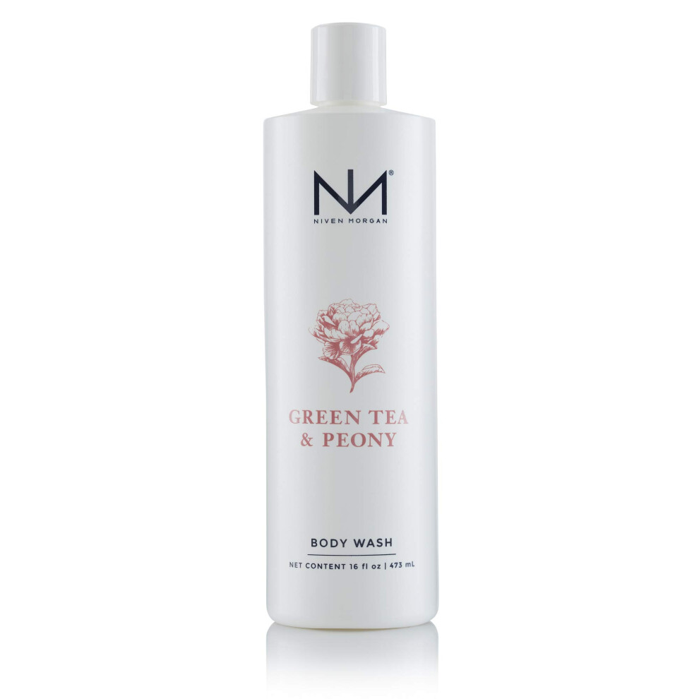 Niven Morgan Green Tea And Peony Body Wash 16 Fluid Ounces