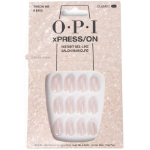 Faux ongles réutilisables effet gel - OPI - Throw Me a Kiss - Beige - xPRESS-ON