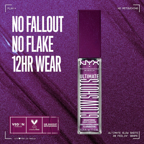NYX Professional Makeup NYX Professional Makeup Ultimate Glowshots levende rig - Feelin 'Grape 1