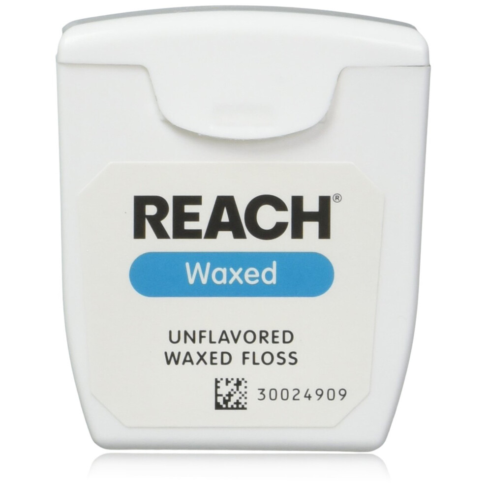 Johnson & Johnson Reach Unflavored Waxed Dental Floss 55 Yds