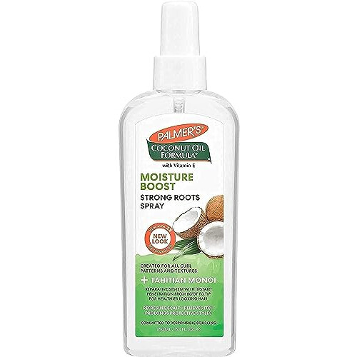 Palmer's Spray de aceite de coco Palmer's con vitamina E para ra   ces fuertes, 147 ml