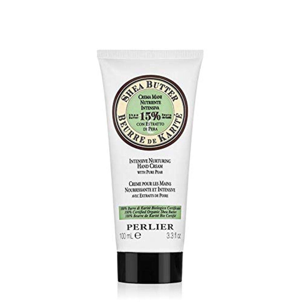 Perlier Cream Shea Butter & Pure Pear Hand 3.3 Fl. Oz.