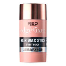 Red by Kiss Hair Wax Stick 24HR Max Hold Edge Fixer Edge Control Pomade Niet-kleverige, niet-vette schilfervrije haarstylingwax (zoete perzik)