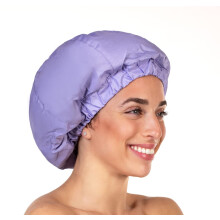 Premium douchemuts voor dames - 1000+ douches 100% waterdichte dubbelzijdige grote douchemuts voor lang haar en geweldig voor krullen (anti-frizz bad