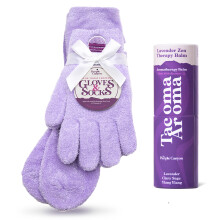 Purple Canyon Fuzzy Socken & Handschuhe mit ätherischem Öl Spa Set