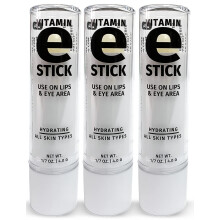 Reviva Labs Vitamin E Stick Balm - Soothing Moisturizer for All Skin Types Dry Skin Relief 1/8 oz (3 Pack)