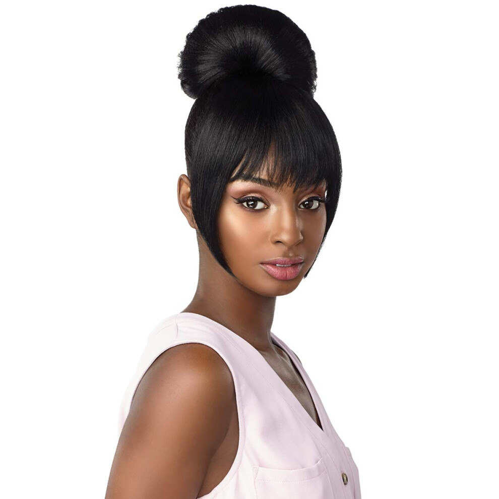 Sensationnel Unisex Bun & Bang Instant Bun With Bangs Haylie (4)
