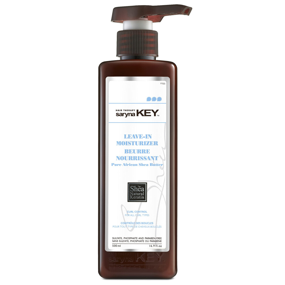 Onyx Natural Saryna Key Curl Control Leave-In Moisturizer (300Ml/10.14Oz) - Refresh Rehydrate And Rejuvenate - Strength Wavy And Curly Hair Combats Frizz - Enco
