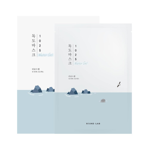 Round Lab, 1025 Dokdo Υδρογονάνθρακες Νερό Γελούμενος Ομορφιάς Μάσκα, 10 Sheets, (30 ml) Each