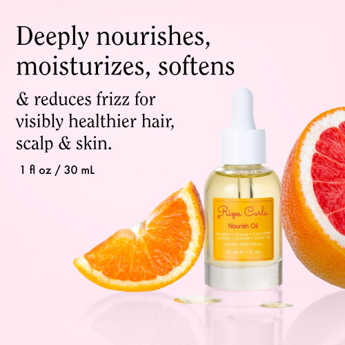 Rizos Curls Olio Nutriente, Idrata e Ammorbidisce, Liscia e Brilla per Capelli Senza Crespo 1