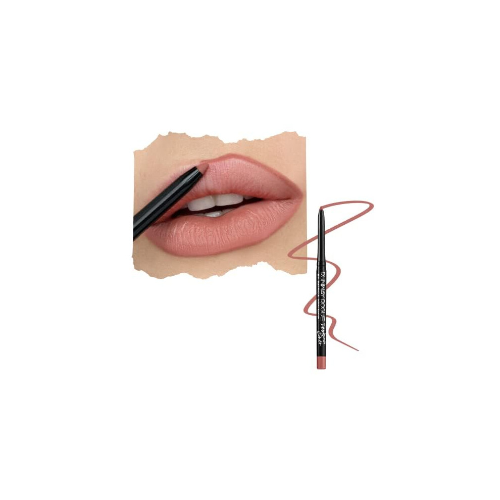 Runway Rogue Designer Liner Lip Pencil Matte Spiced-Nude Lipliner-Stift Und Lipliner-Anspitzer Nude Awakening-image