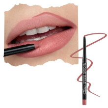 Matita per labbra Runway Rogue Designer Liner, matita per labbra opaca rosa tenue-malva e temperamatite per labbra, A List