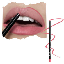 Matita per labbra Runway Rogue Designer Liner, matita per labbra opaca rosa cipria e temperamatite per labbra Its a Wrap