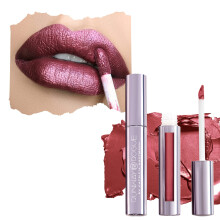 Runway Rogue Pearl Glam Long Wear Shimmer Liquid Lipstick, Earthy Berry-Bronze Lipstick with Silver and Gold Shimmer, Callback
