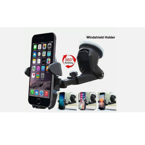 Universal Car Phone Holder 360° Mount Windscreen Suction GPS Cradle 1