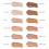 Ruby Kisses Liquid Foundation Medium Coverage Lightweight Natural Finish Face Makeup for All Skin Type Korean Makeup (Natural Buff) 3