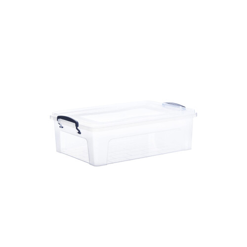 GUDEMAY Doorzichtige Grijs Stapelbare Opbergdozen van Kunststof met Magneetsluiting - Stofdichte Opberg Vitrine Ideale Displaykast voor Beeldjes, Boeken, Cosmetica, Schoenen en Handtassen (Set van 3 GUDEMAY Doorzichtige Grijs Stapelbare Opbergdozen van Kunststof met Magneetsluiting - Stofdichte Opberg Vitrine Ideale Displaykast voor Beeldjes, Boeken, Cosmetica, Schoenen en Handtassen (Set van 3