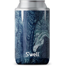 S'Well en acier inoxydable Slim Drinker Chiller s'adapte a 12 pouces et bouteilles Azurite a triple vide en couches Le recipient isole garde les