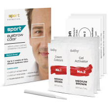 Sport Eyebrow Colorant Mænds langvarige behandling til at dække grå brynhår medium brune