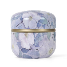 SHIMIDO Body Powder Puff and Container, 3.15" Portable Empty Body Powder Container for Baby Women's Loose Dusting Powder, Powder Case Box with Lids fo