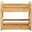 Totally Bamboo 2 Shelf Spice Caddy Organizer Rack for Kitchen Countertop or Cupboard 3