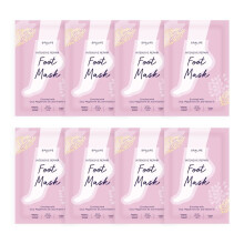 SpaLife Intensive Repair Soothing Foot Masks Enriched with Cica Peppermint Oil and Vitamin E (8 PACK)