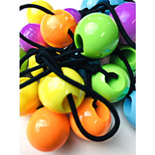 Élastiques à queue de cheval Tara Girls Twinbead Bubble Ball 10 pièces (BT35) 1