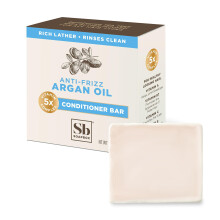 Soapbox Hair Conditioner Bar met Arganolie om droog, beschadigd haar te verzachten en kroezen te temmen - 2oz Solid Conditioner Low Plastic Vegan Sul