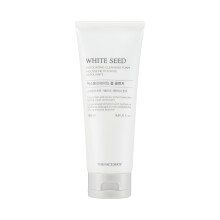 The Face Shop Espuma Limpiadora Exfoliante White Seed | Limpieza Profunda, Aclarado, Eliminación de Piel Muerta