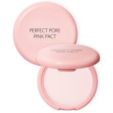 THESAEM Saemmul Perfect Pore Pink Pact - Puder prasowany wykanczajacy makijaz do kontroli sebum i minimalizacji porw Lagodzi wrazliwa skre z pudrem