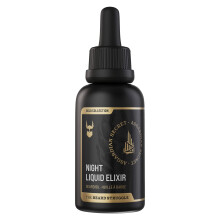 The Beard Struggle  Bartwachstumsl  Asgardian Secret Gold Collection (1 Fl oz)  Flssiges Elixier fr die Nacht  Bartl fr Mnner  spendet Feu