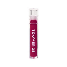 Tower 28 ShineOn Lip Jelly WILD, nicht klebender Lipgloss, halbtransparent, Himbeere, veganer Lipgloss, feuchtigkeitsspendend, Aprikosen- und Him