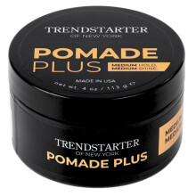 TRENDSTARTER - POMADE PLUS (4oz) - Medium hold - Medium glans - Premium schilfervrij premium haarstylinggelproduct op waterbasis voor alle haartypes