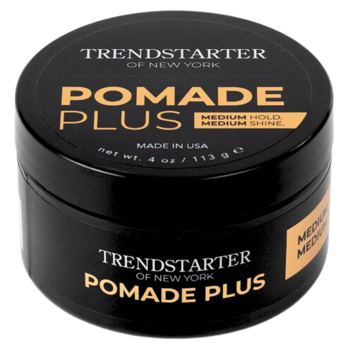 TRENDSTARTER - POMADE PLUS (4oz) - Gemiddelde Stevigheid - Gemiddelde Glans - Premium Haarstyling Gel