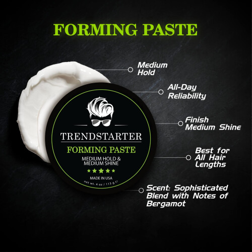 TRENDSTARTER - VORMENDE PASTA (4oz) (Verpakking van 2) - Gemiddelde Stevigheid - Gemiddelde Glans 2