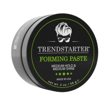 TRENDSTARTER - FORMING PASTE (2oz) - Reisformaat - Medium hold - Medium glans - Lichtgewicht haarcr?e op waterbasis - Vlokvrije haarpasta voor alle h