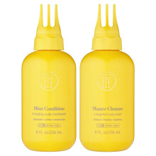 TPH BY TARAJI Hoofdhuidverzorgingsbundel | Master Cleanse Treatment Wash voor opbouw Tintelingen Mint Condition Hydraterende Leave-in conditioner