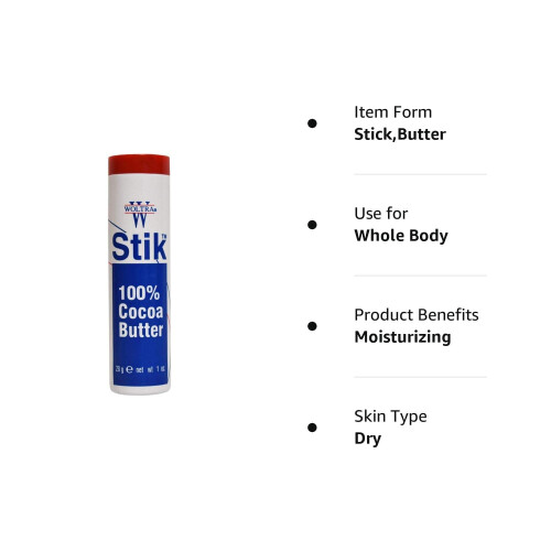 Woltra Stik 100 % Kakaobutter 1 Unze (6er-Pack) 2