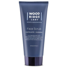 Woodridge Labs Pielegnacja dla mezczyzn Codzienny peeling do twarzy z kofeina i weglem - zluszczanie, nawilzanie i oczyszczanie | Wyeliminuj oleje i